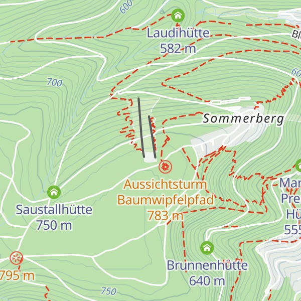 Map of Skihütte Bad Wildbad