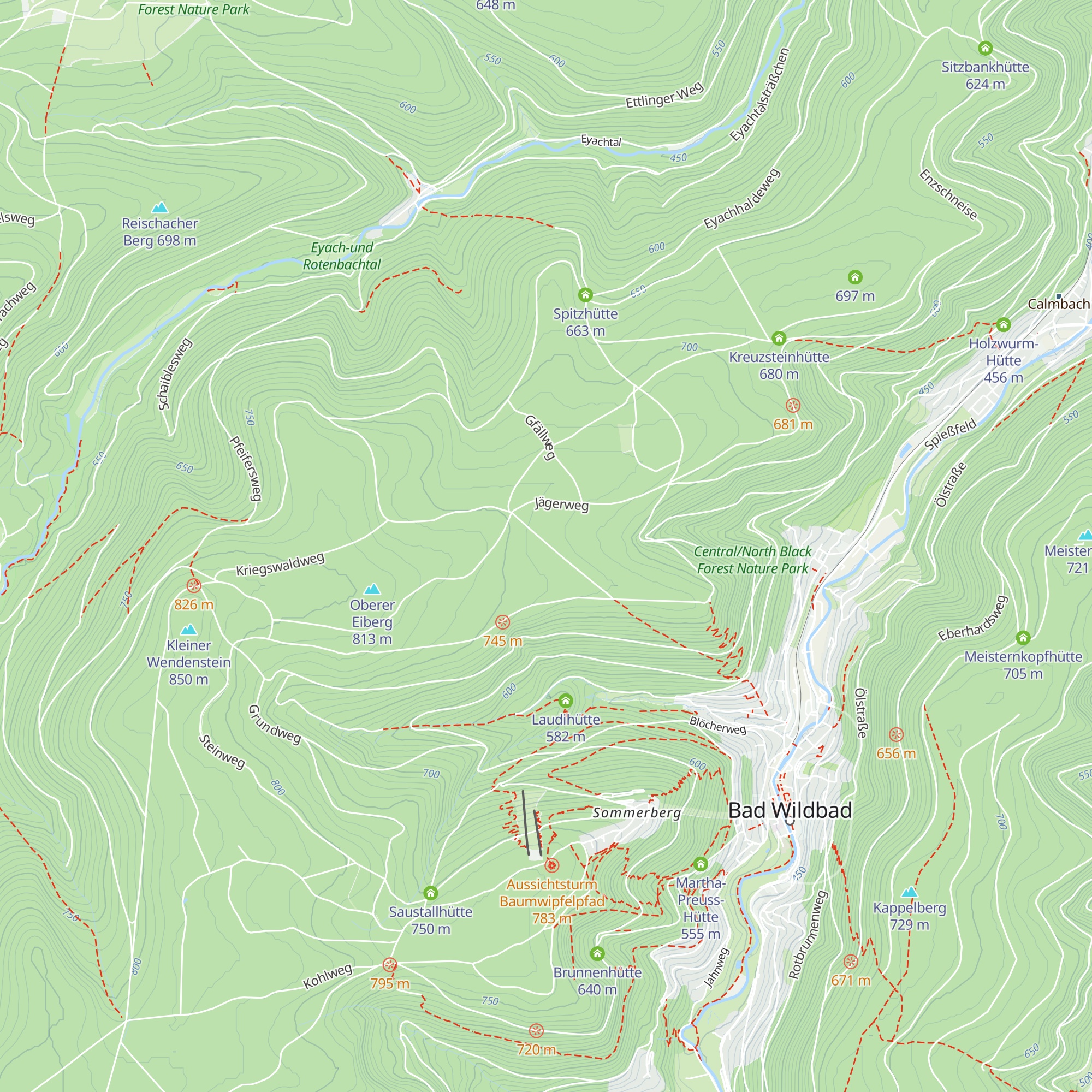 Hannesenhütte map