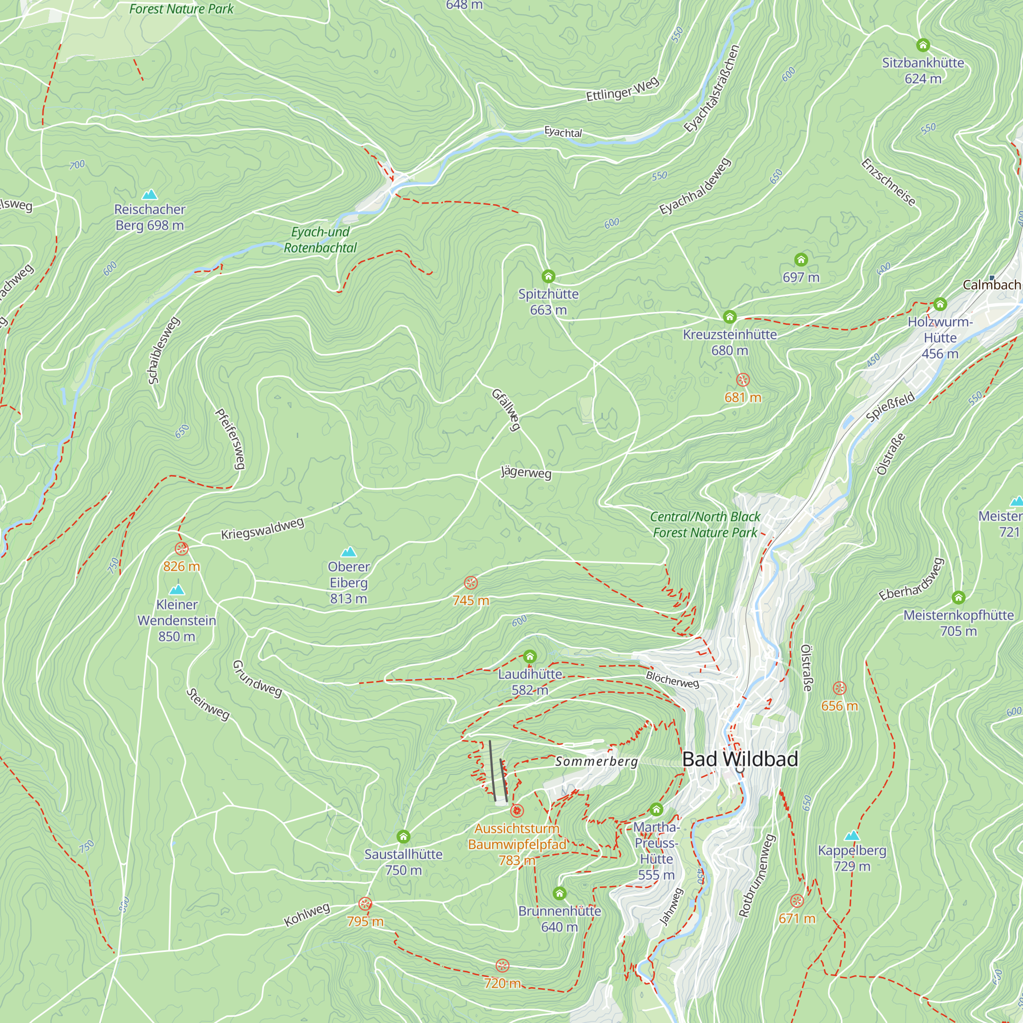 Hannesenhütte map