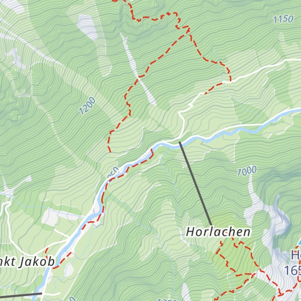 Map of Posten Erlebnisweg "Urchigs Handwärch"
