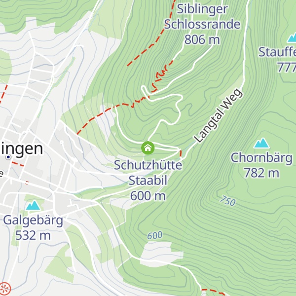 Map of Schutzhütte Staabil