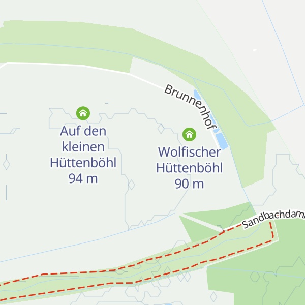 Map of Auf den Wolfischen Hütten
