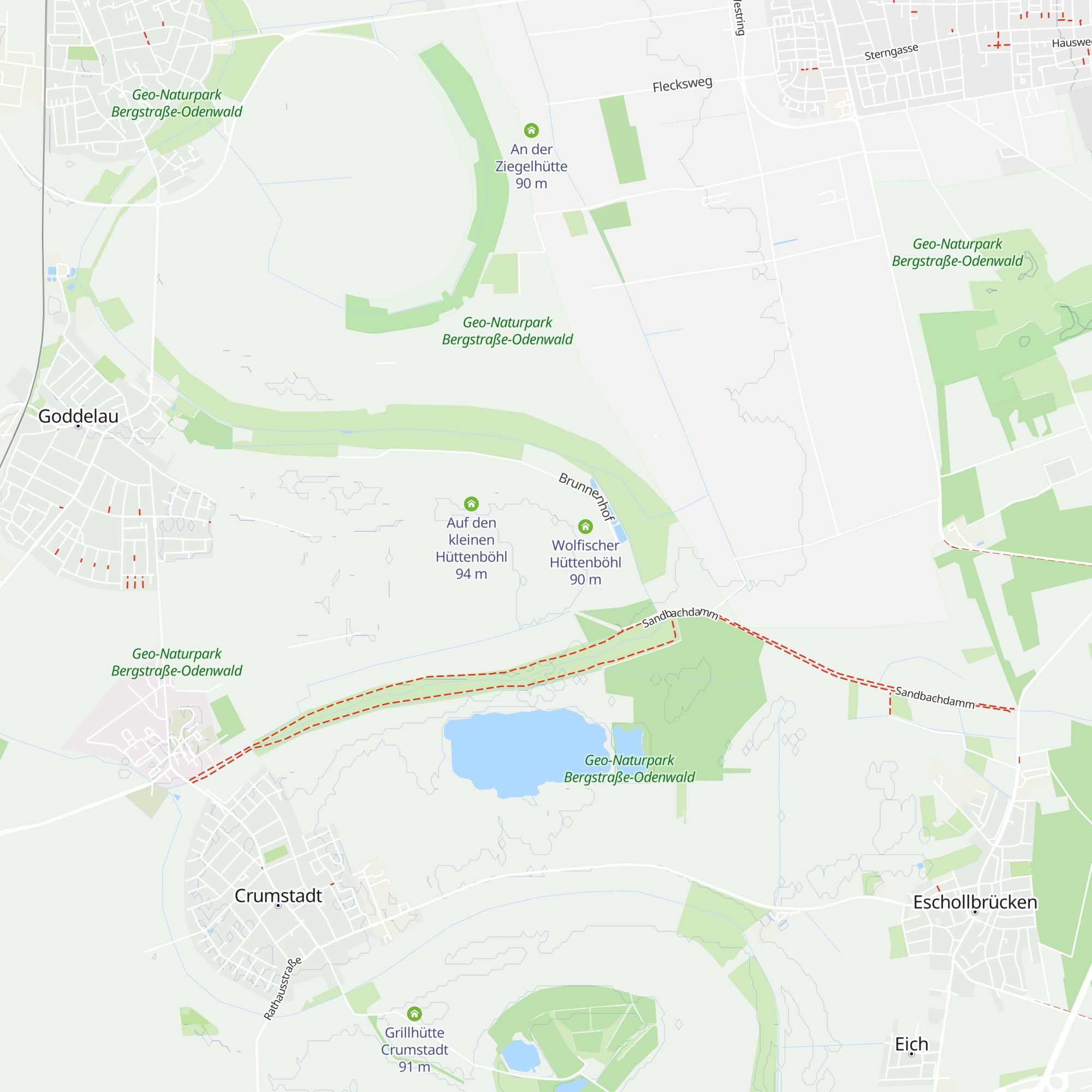 Auf den Wolfischen Hütten map