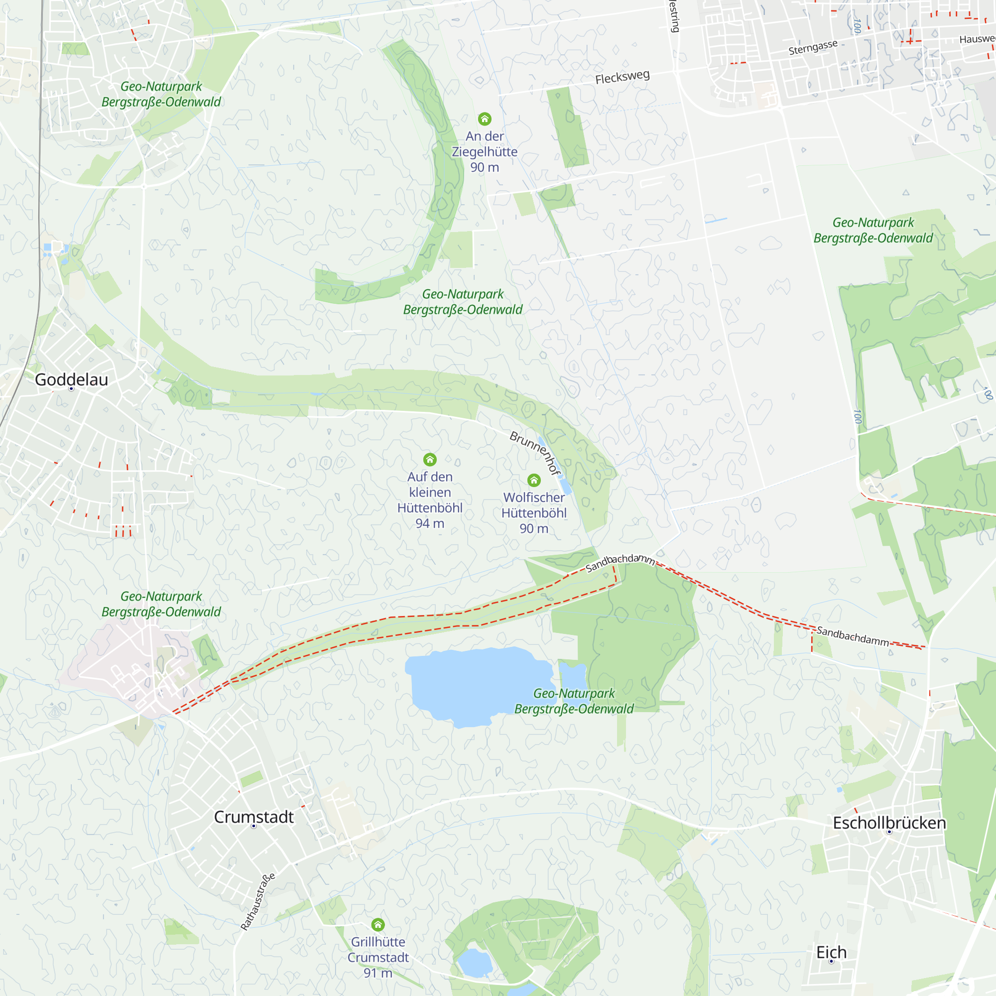 Auf den Wolfischen Hütten map