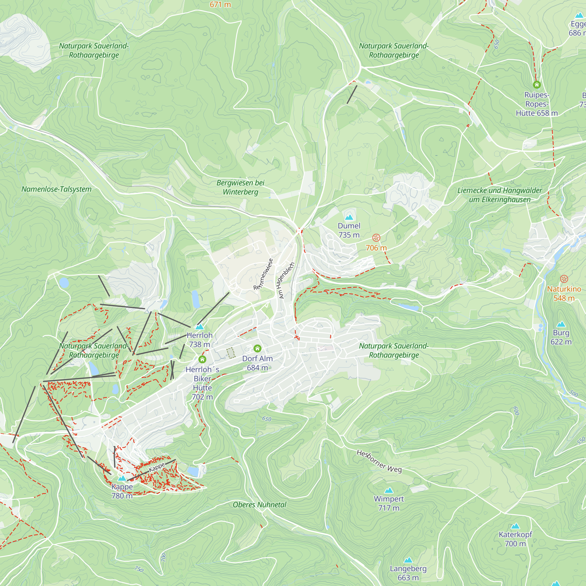 Tourist-Information map
