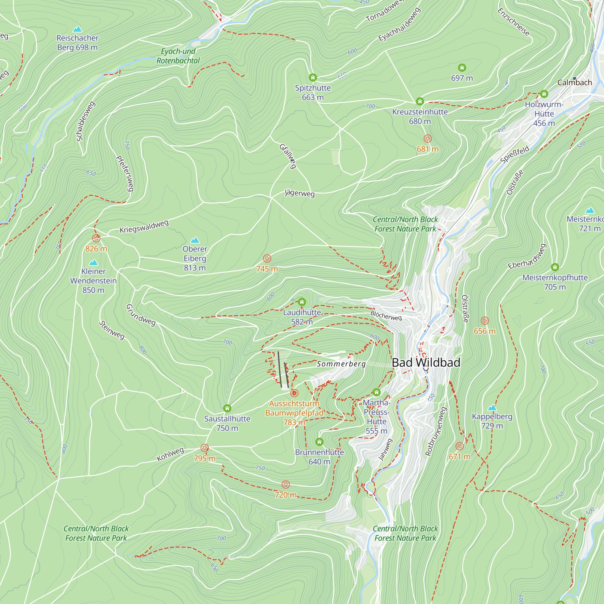 Laudihütte map