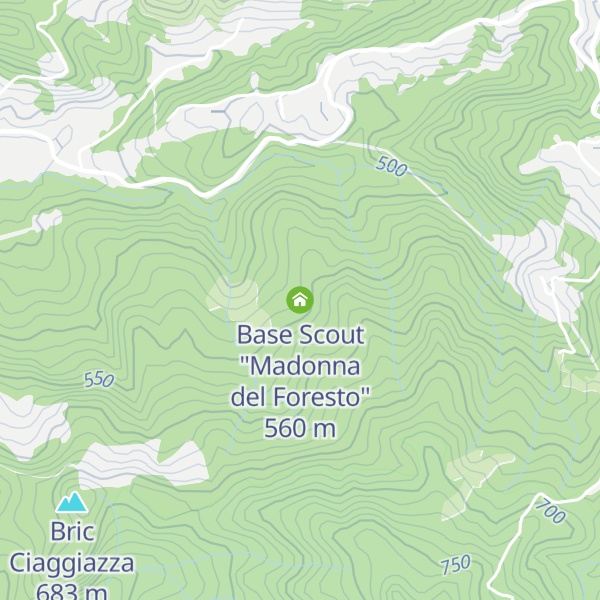 Map of Base Scout "Madonna del Foresto"