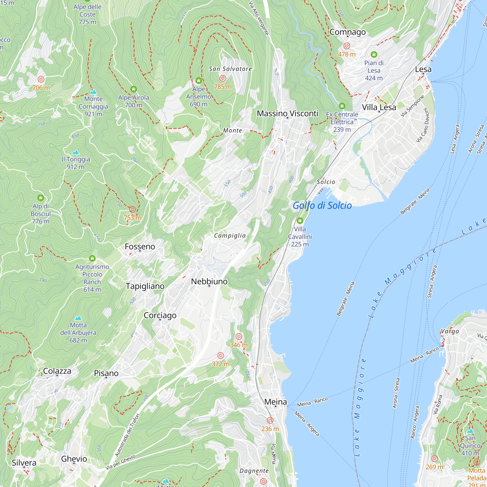 Roccolo di Campiglia map