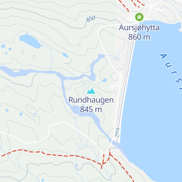 Map of Rundhaugen