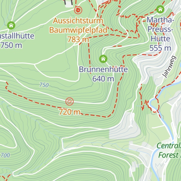 Map of Auchhalderkopf