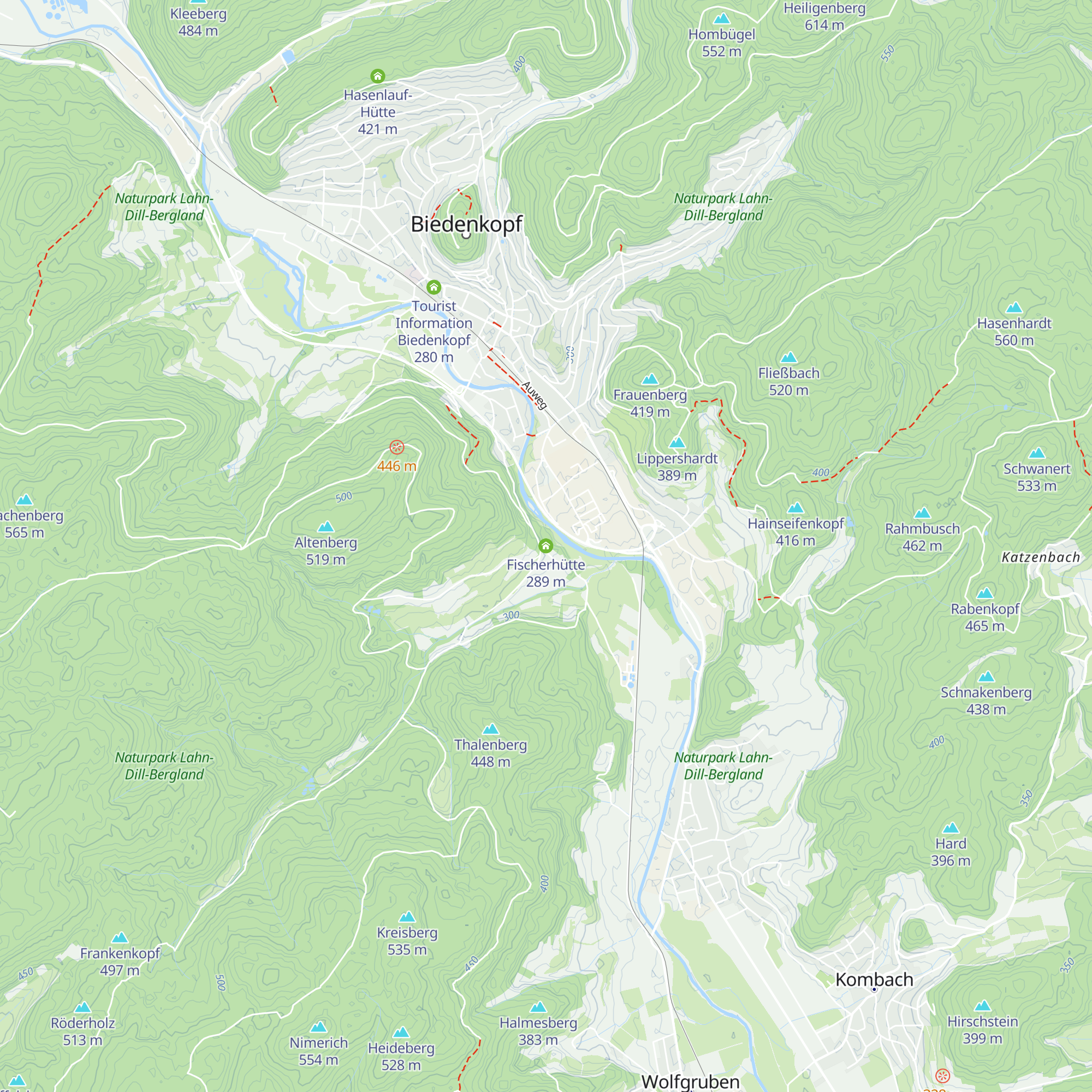 Fischerhütte map