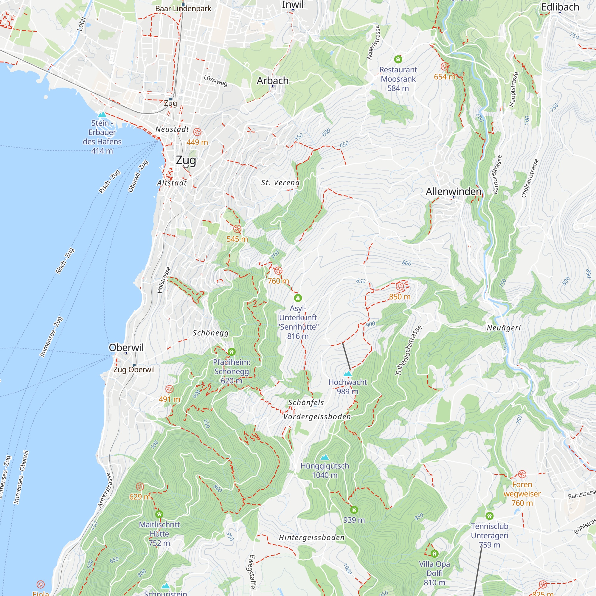 Asyl-Unterkunft "Sennhütte" map