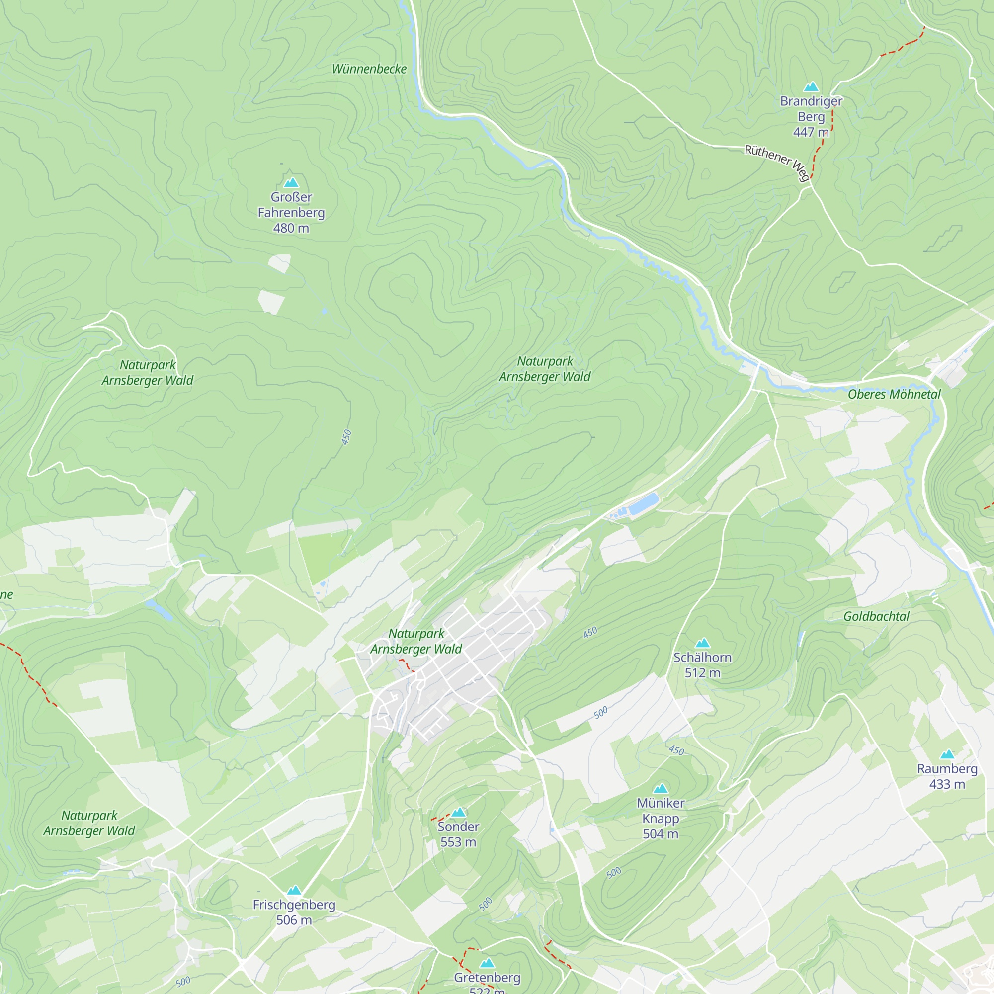 Besenbinderhütte map