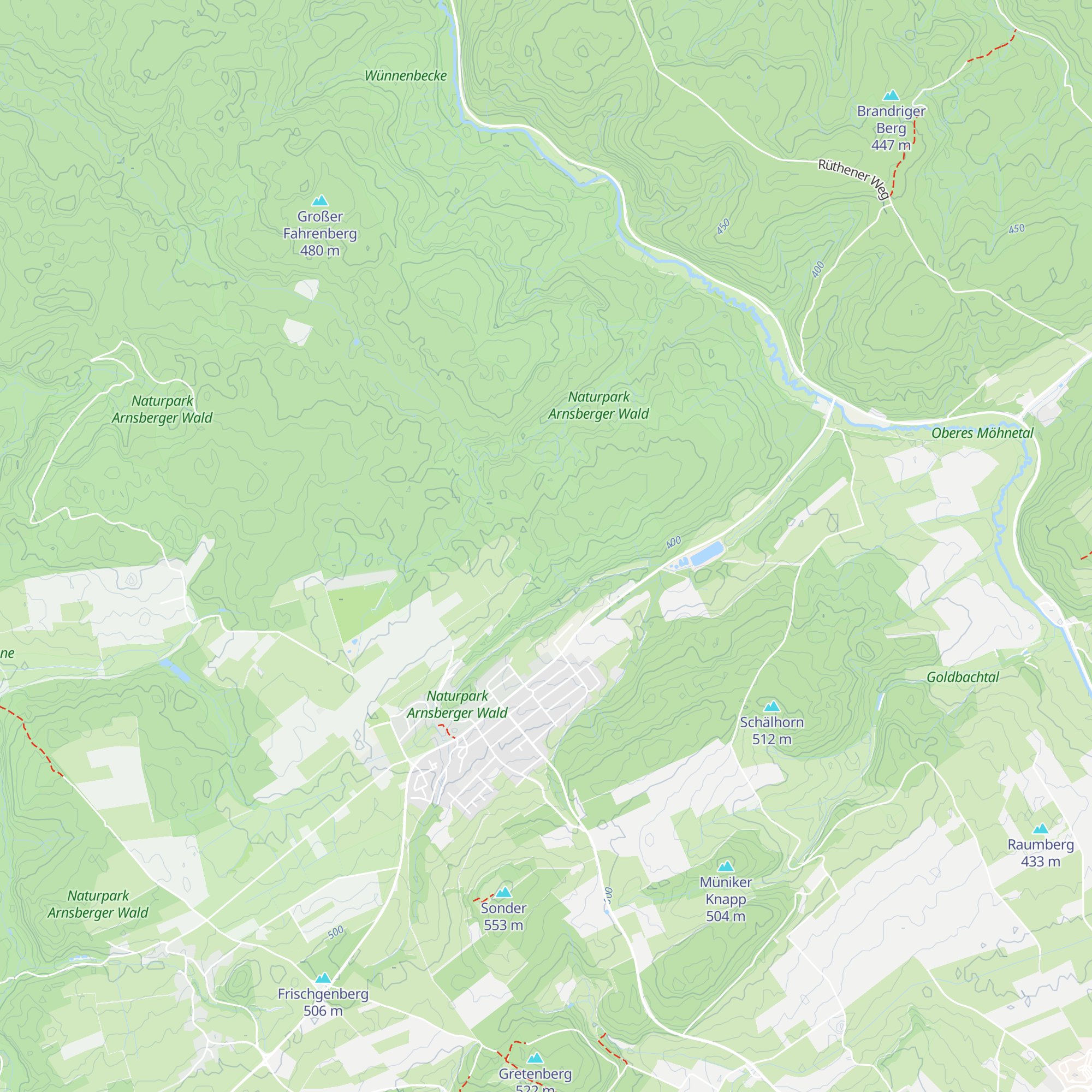 Besenbinderhütte map