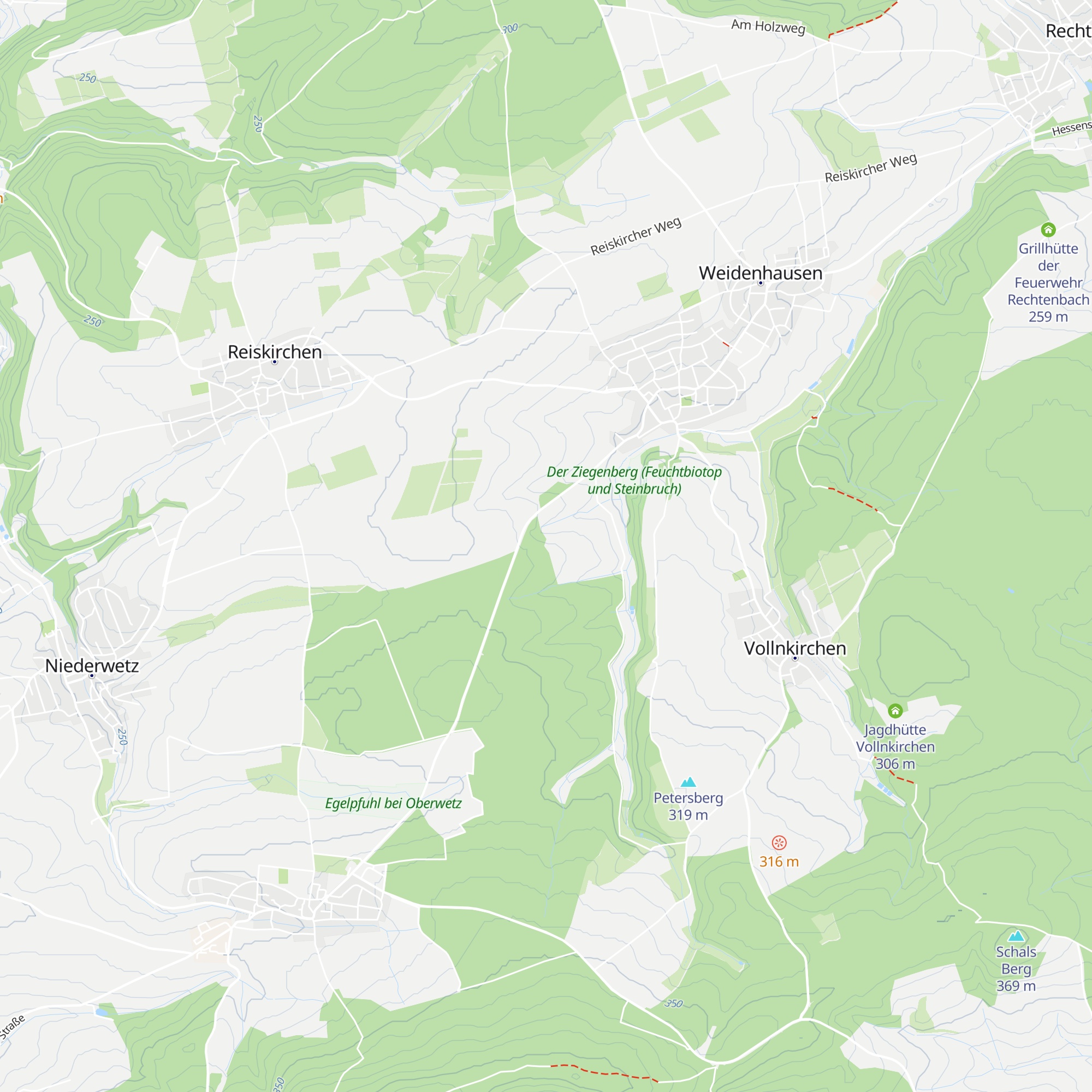 Schutzhütte Dreispitz map