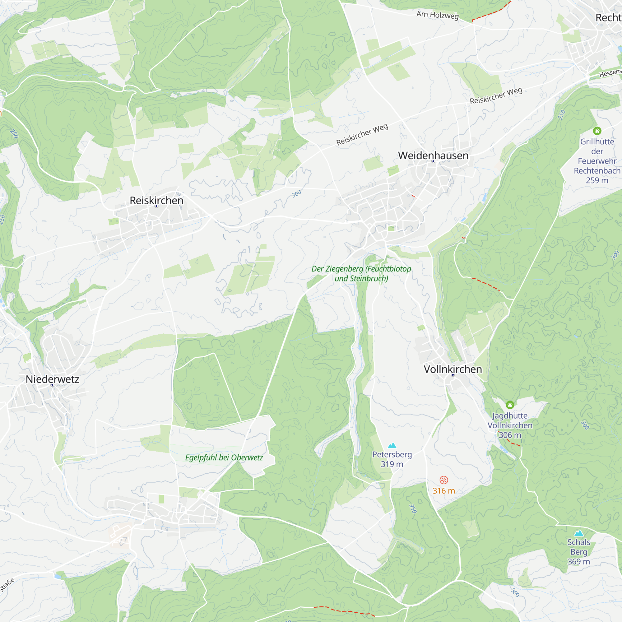 Schutzhütte Dreispitz map