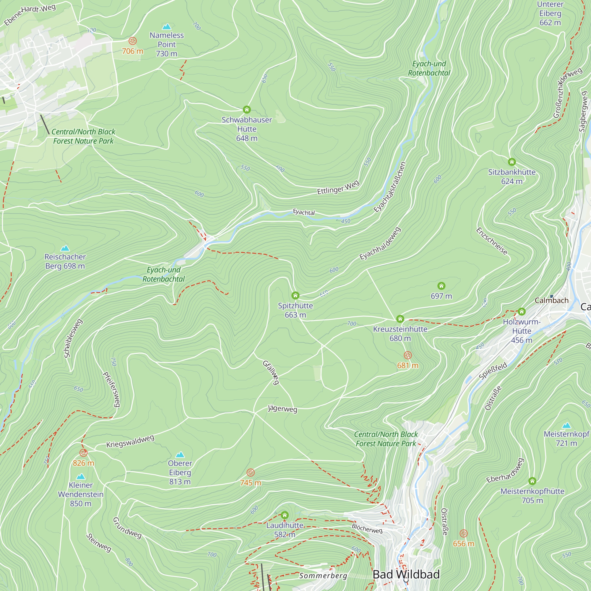 Spitzhütte map
