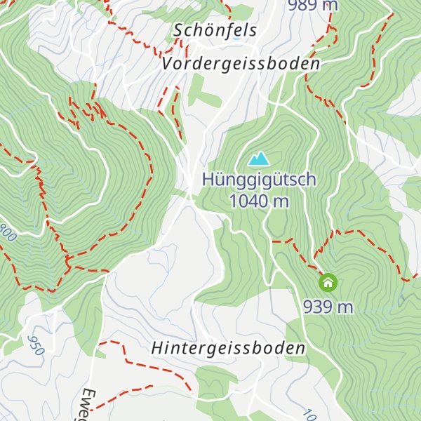 Map of Kreuzhütte