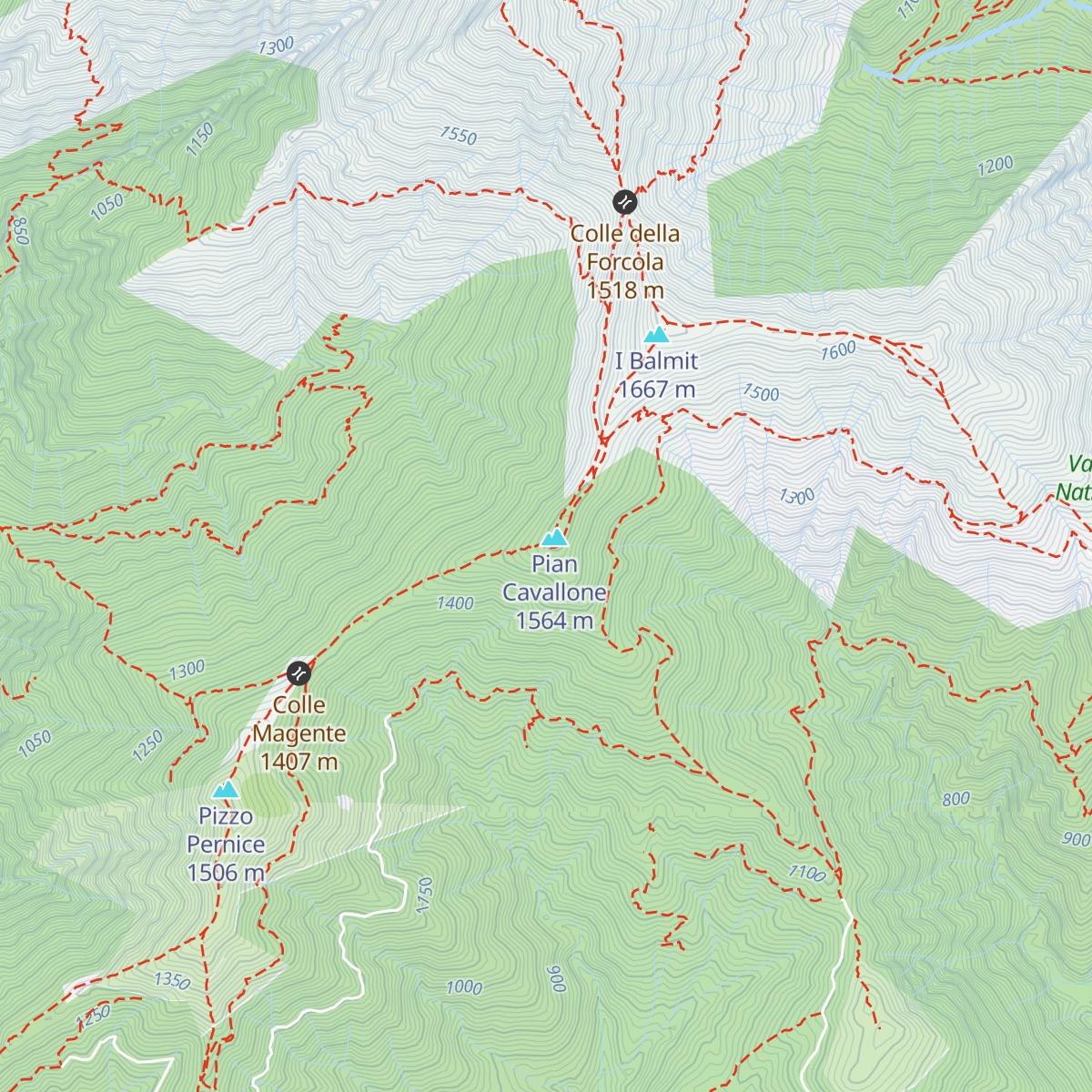 Ricovero invernale map