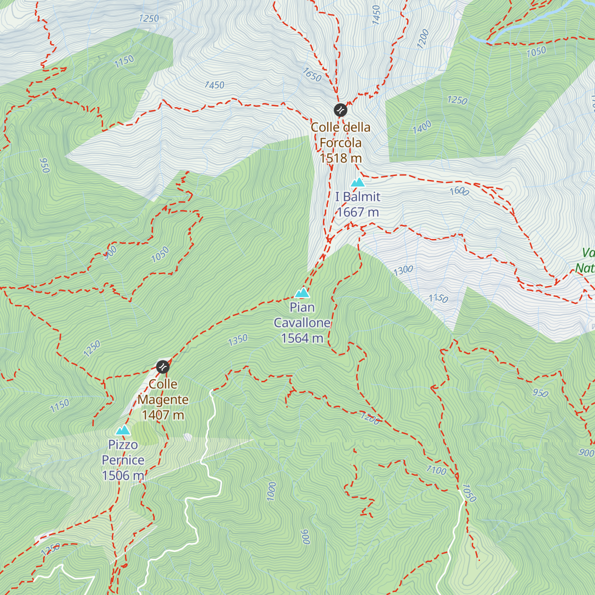 Ricovero invernale map