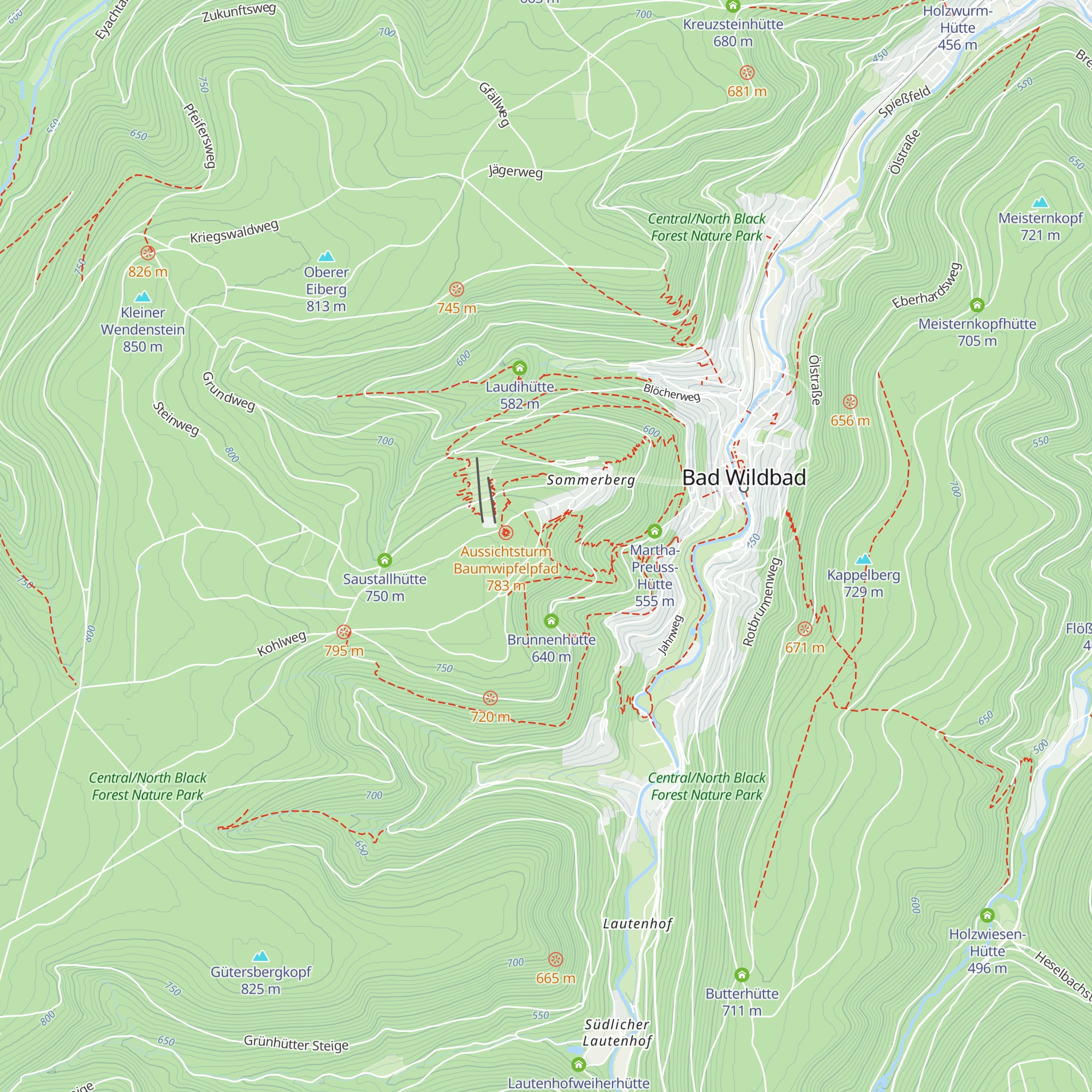 Heermannshütte map
