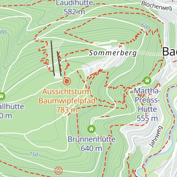 Map of Heermannshütte