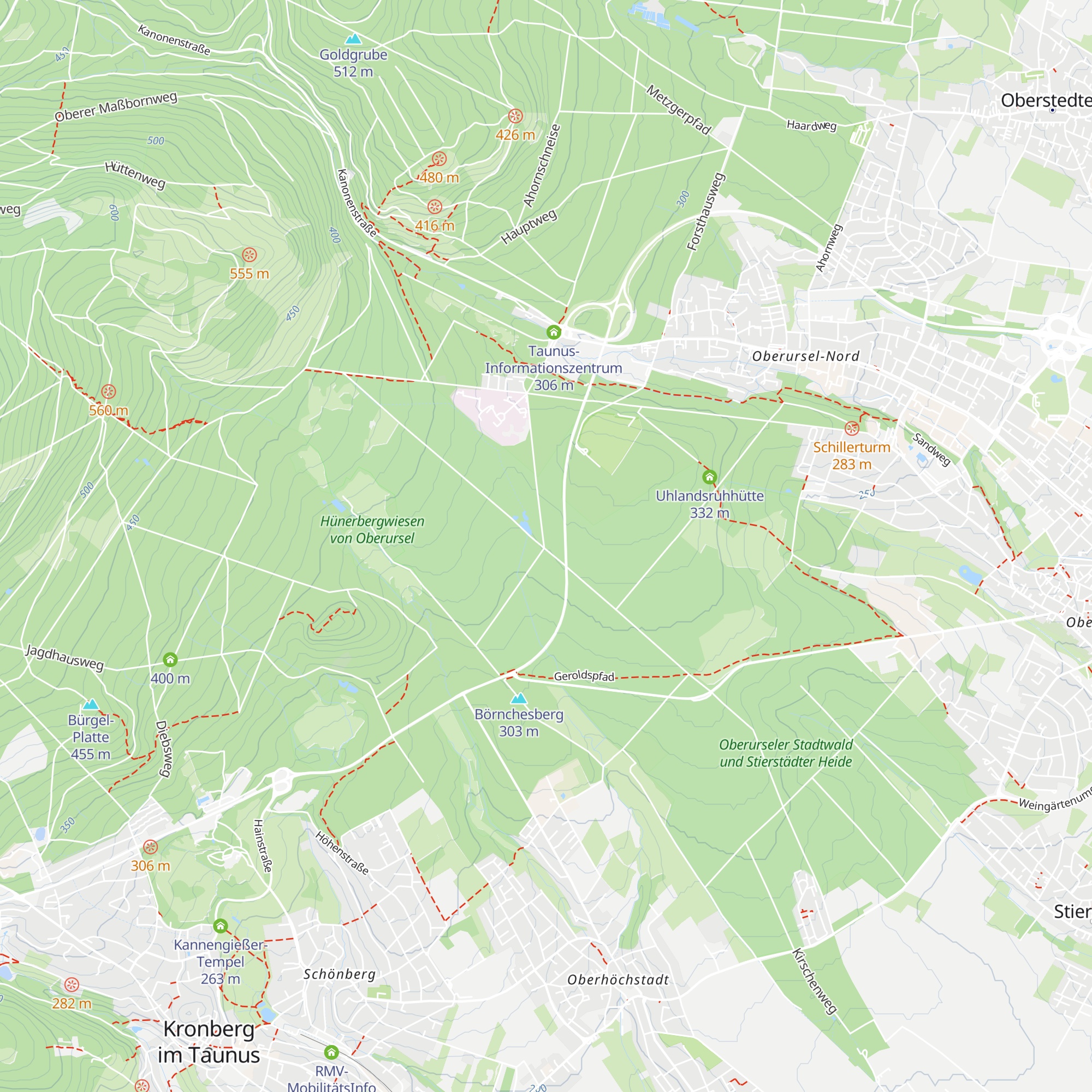 Ravensteinhütte map