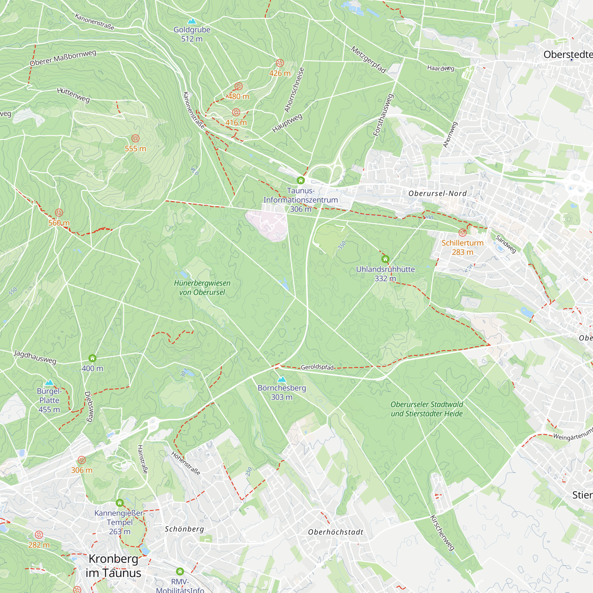 Ravensteinhütte map