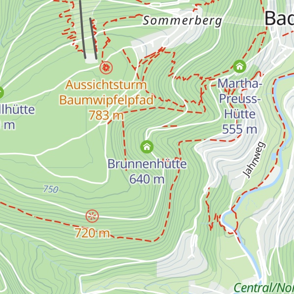 Map of Brunnenhütte