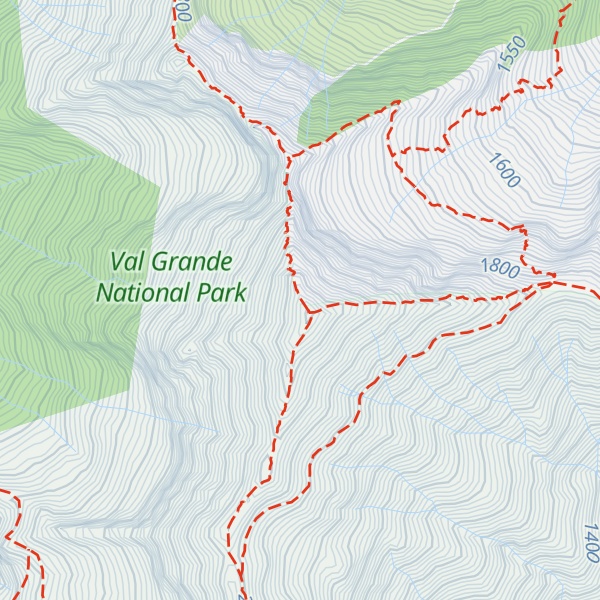 Map of Monte Zeda