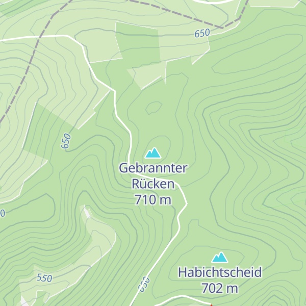 Map of Gebrannter Rücken