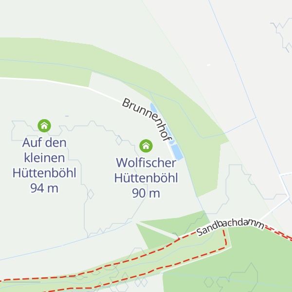 Map of Wolfischer Hüttenböhl