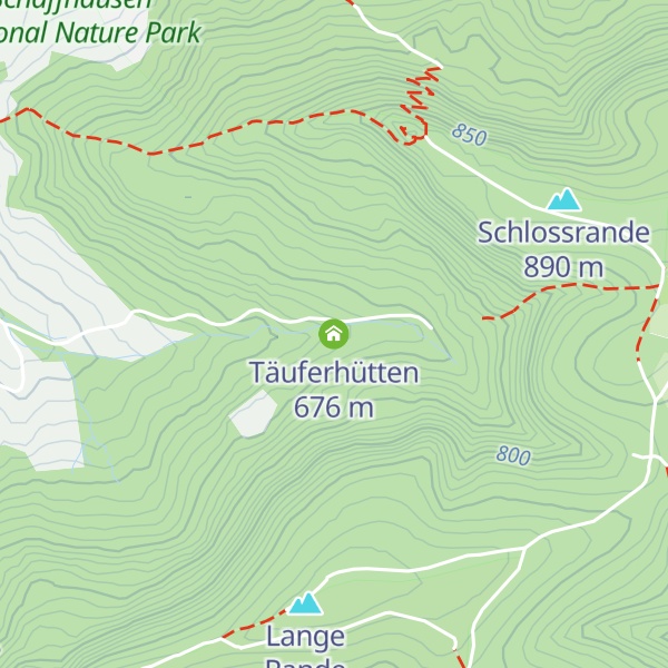 Map of Täuferhütten