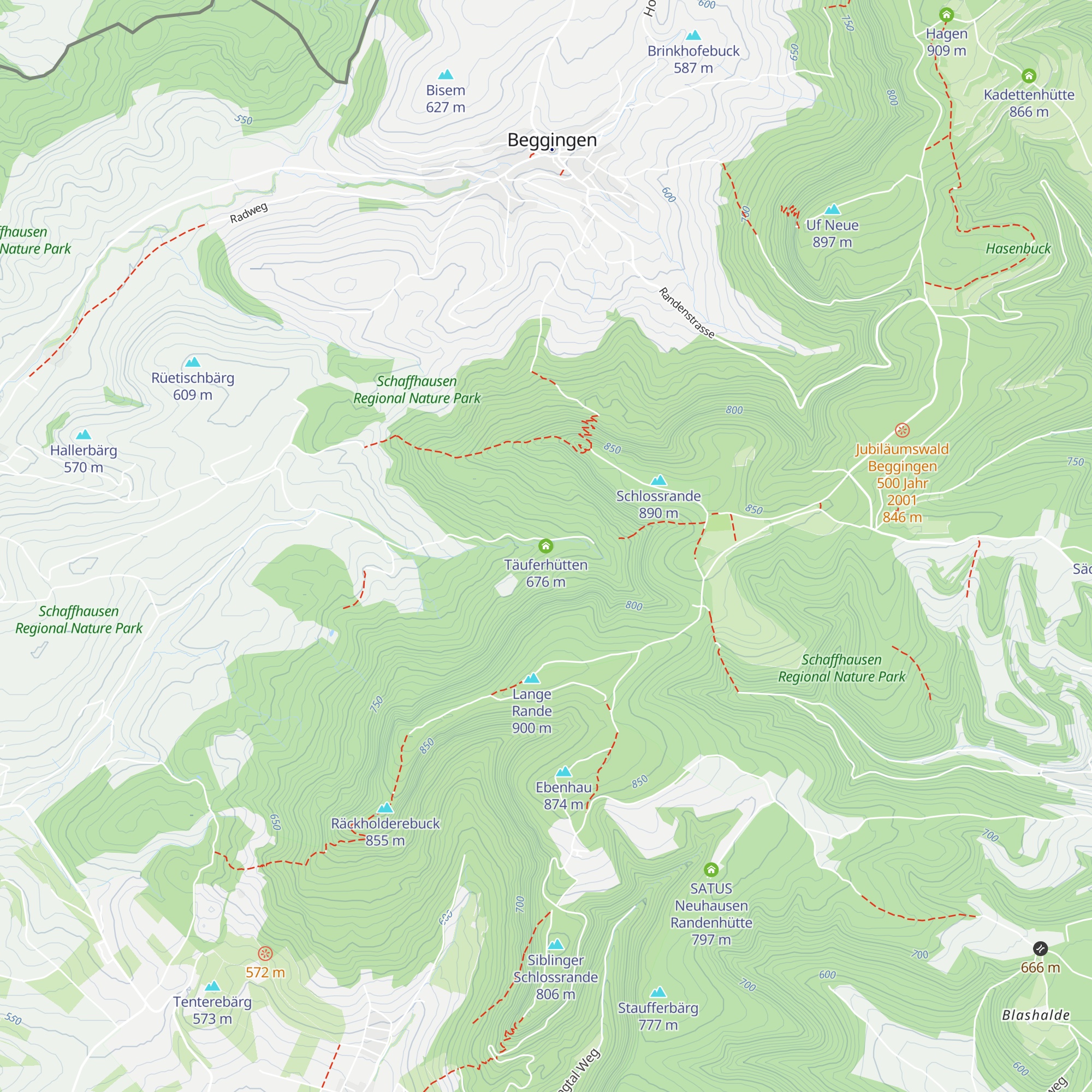 Täuferhütten map