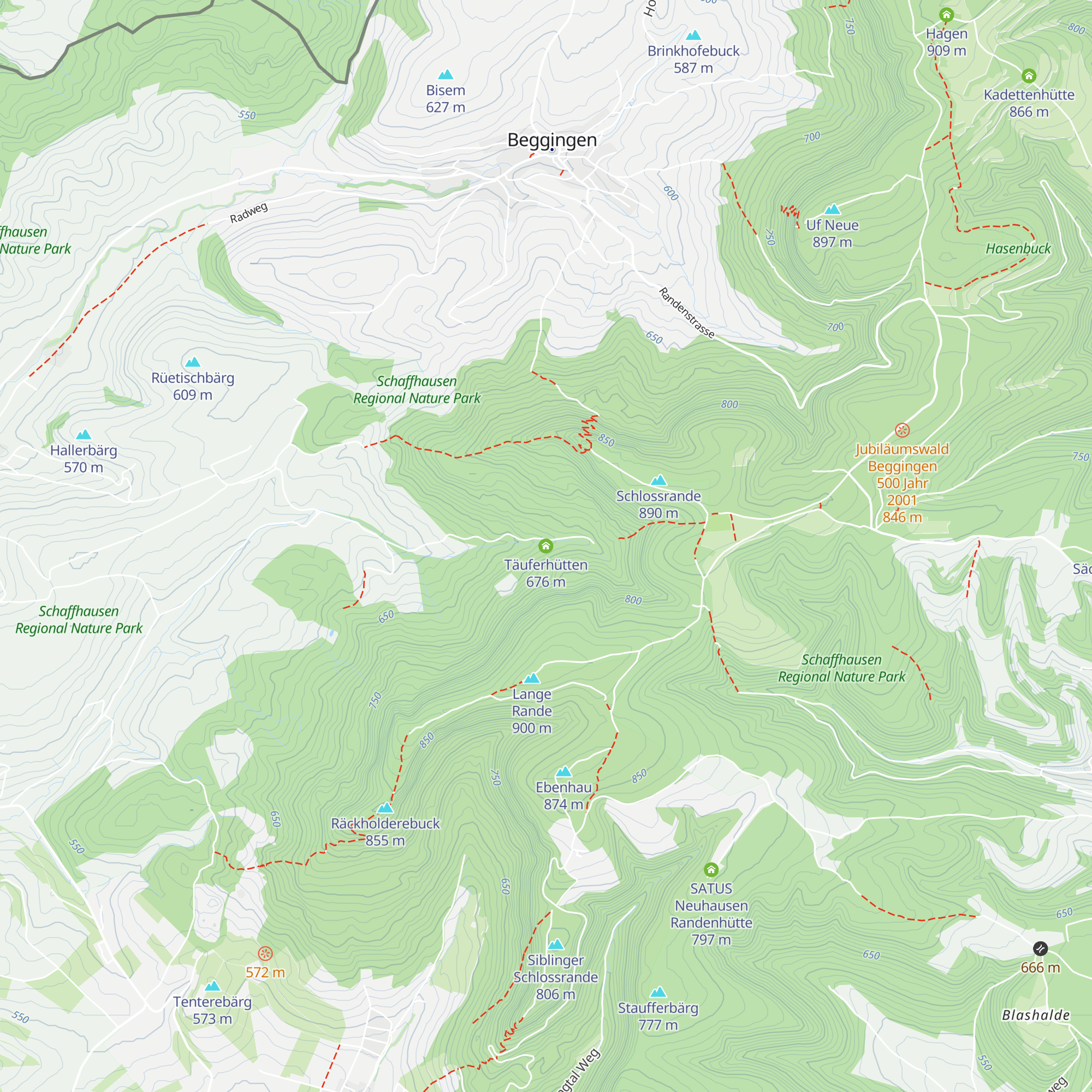 Täuferhütten map