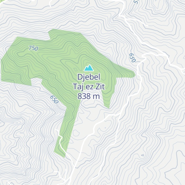 Map of Djebel ed Dis
