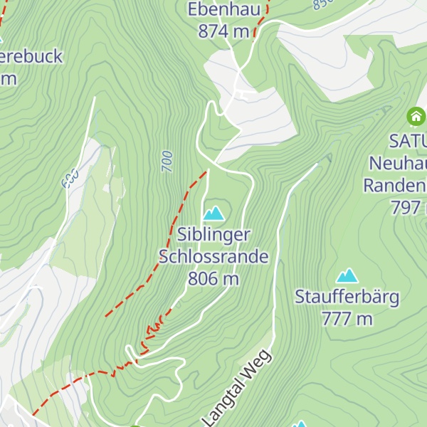 Map of Siblinger Schlossrande