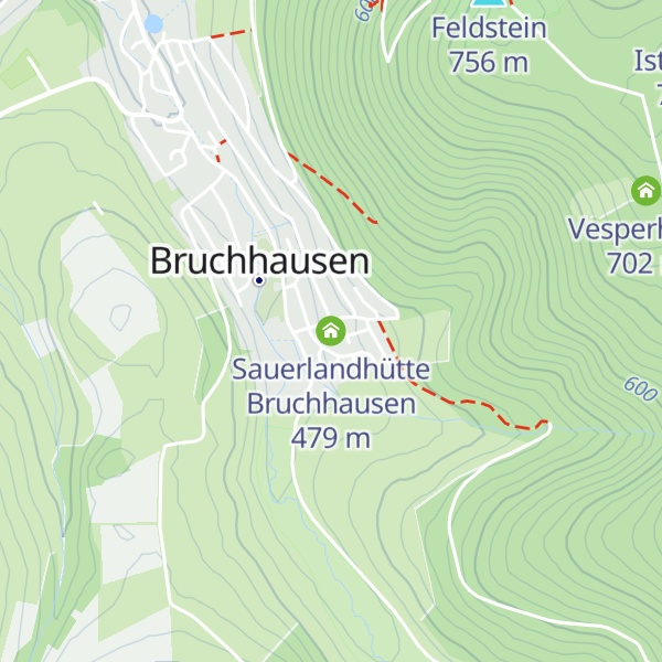 Map of Sauerlandhütte Bruchhausen