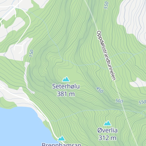 Map of Seterhaugen