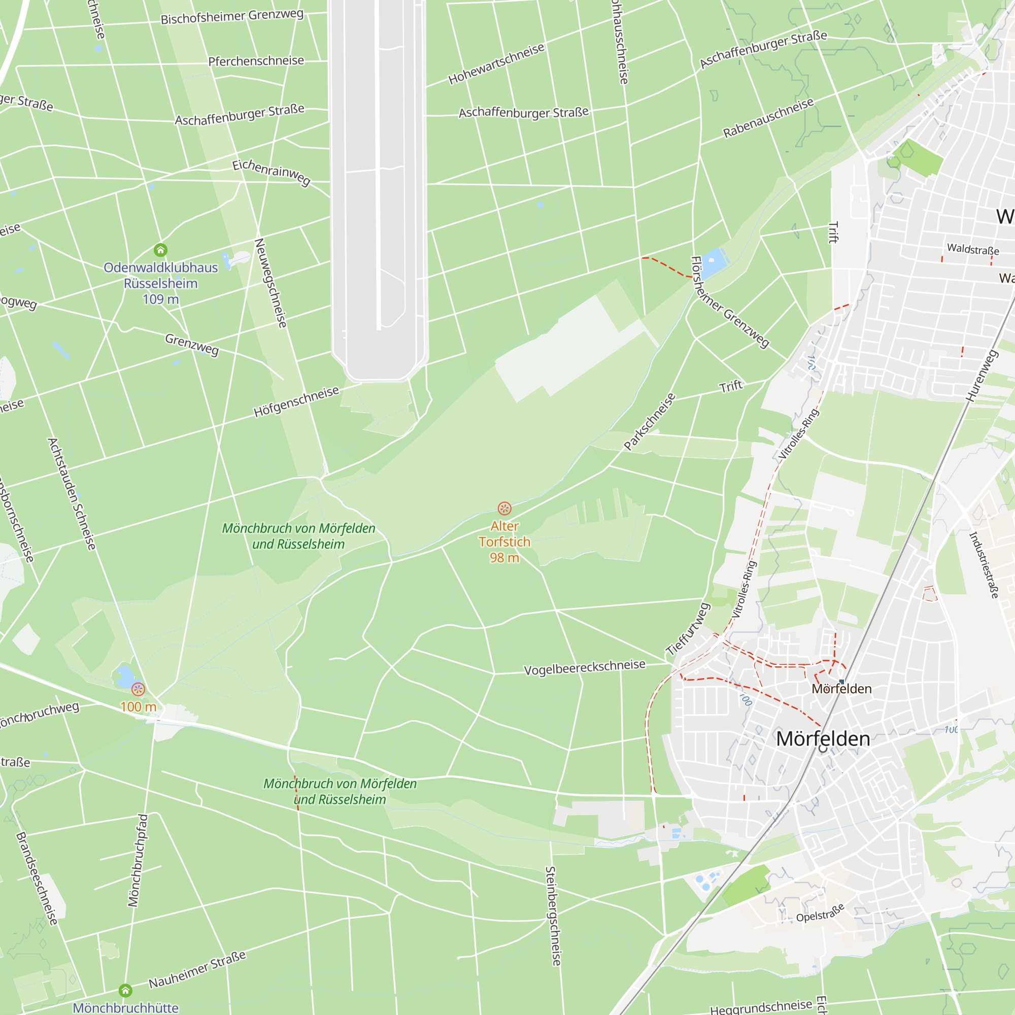 Genoveva Hütte map