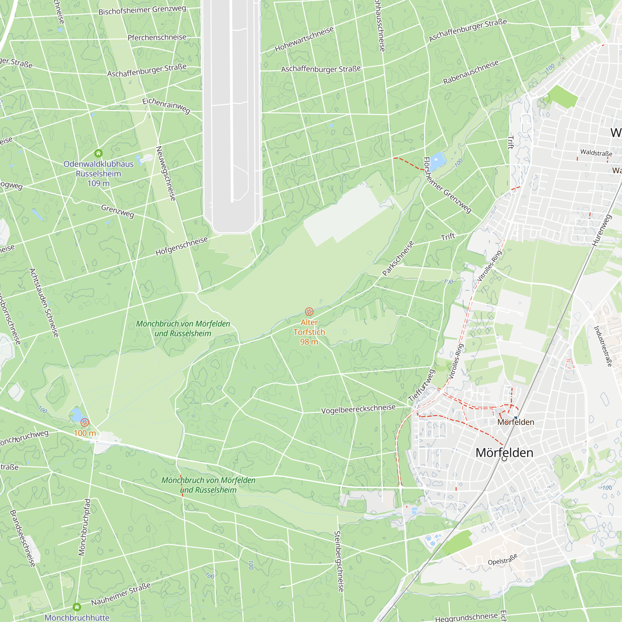 Genoveva Hütte map