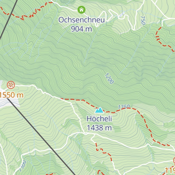 Map of Teuffelihütte