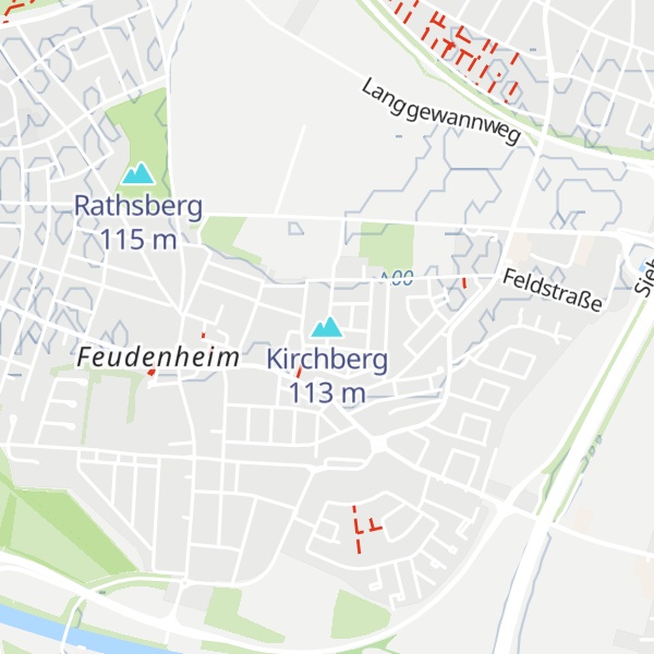 Map of Kirchberg