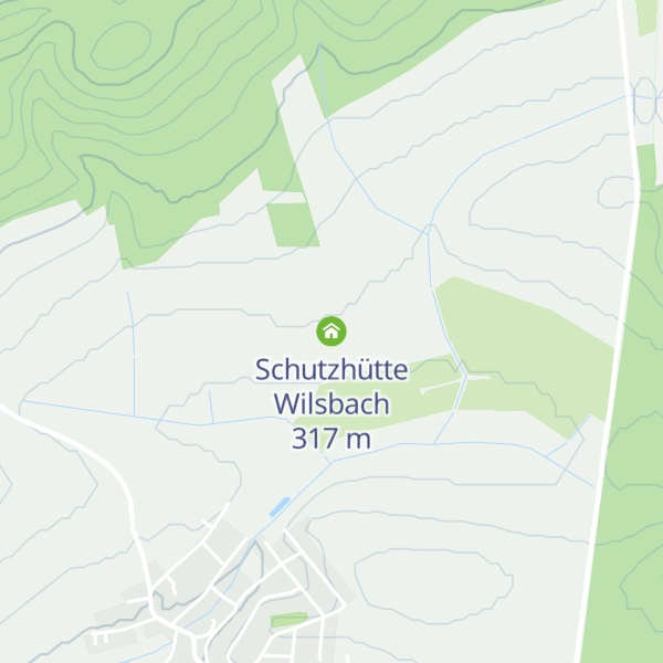 Map of Schutzhütte Wilsbach
