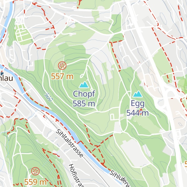 Map of Forsthütte Chopfholz