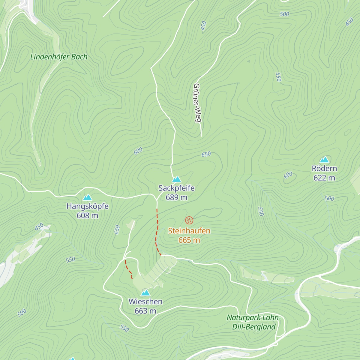 OHGV Wanderhütte map