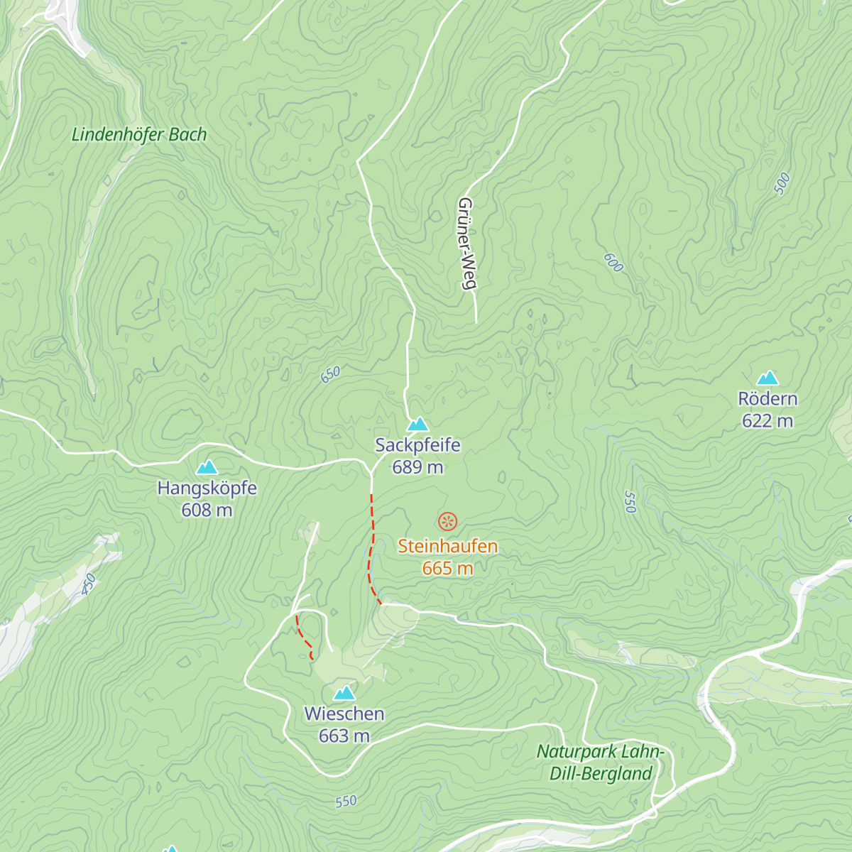 OHGV Wanderhütte map