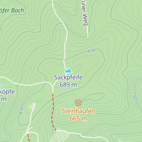 Map of OHGV Wanderhütte