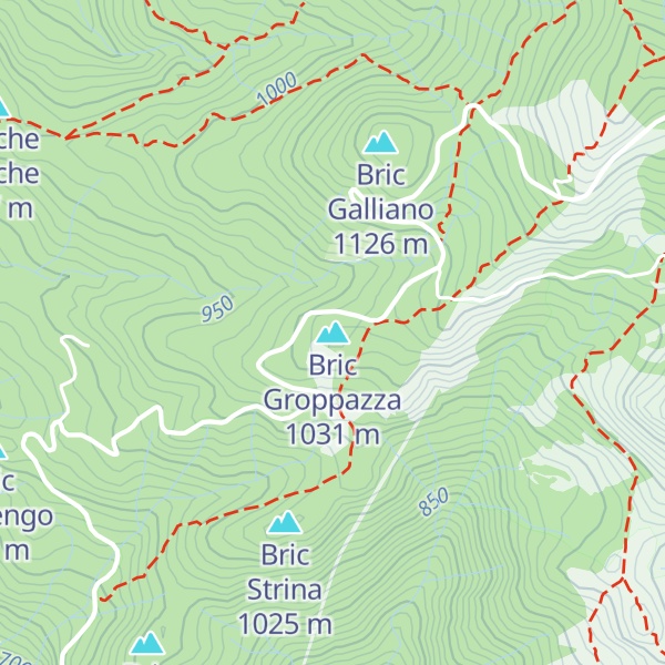 Map of Bric Groppazza