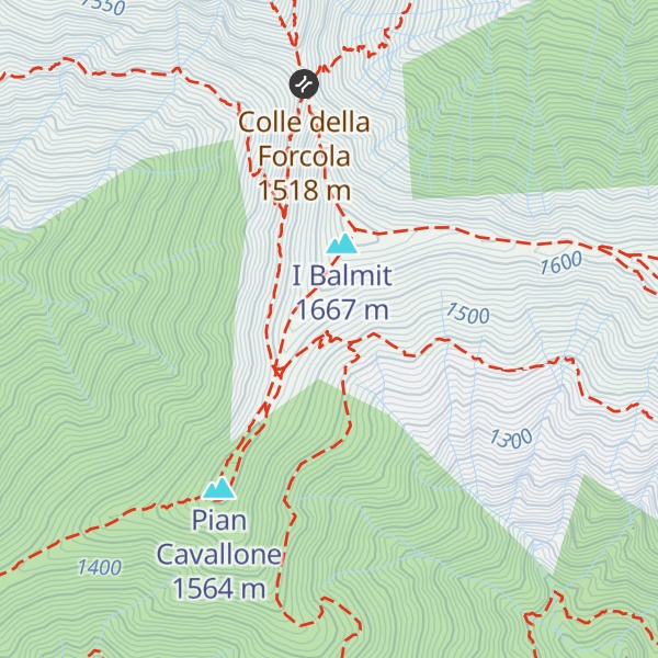 Map of Rifugio CAI Pian Cavallone